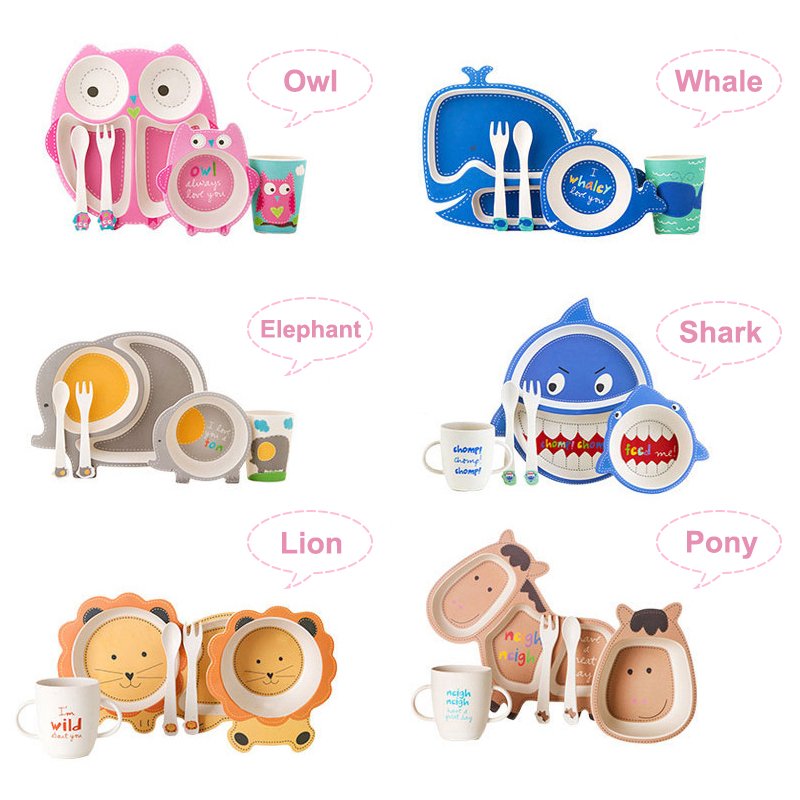 Cartoon Children Tableware Set