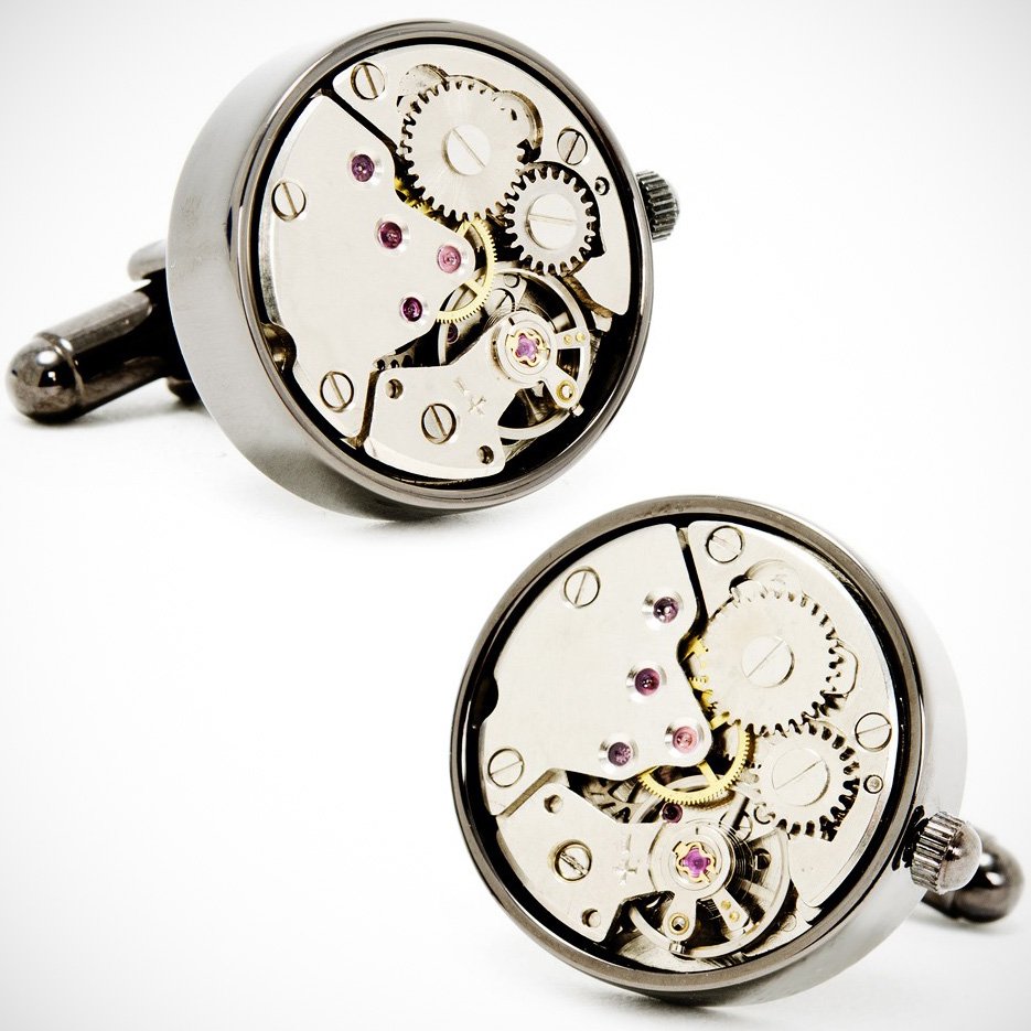 Steampunk Watch Movement Cufflinks