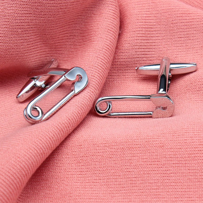 Safety Pin Cufflinks