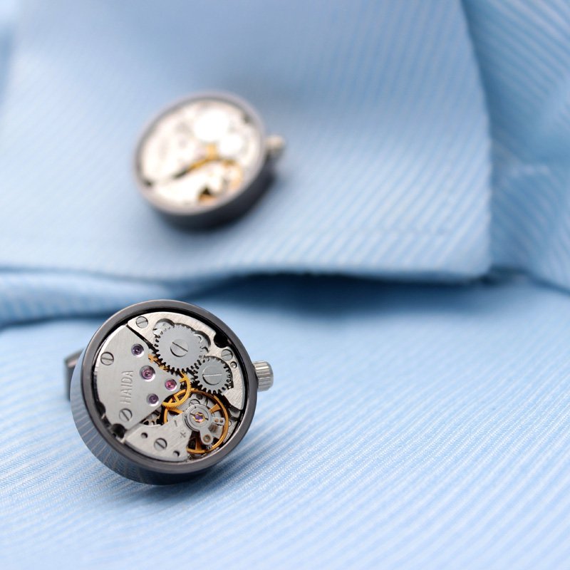 Steampunk Watch Movement Cufflinks