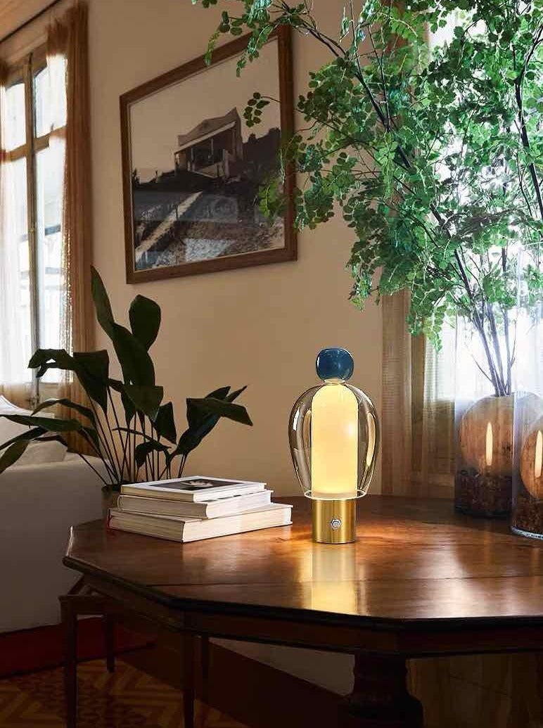 Dimmable Portable Cute Whimsy Eclectic Modern Table Lamp - Easy Peasy