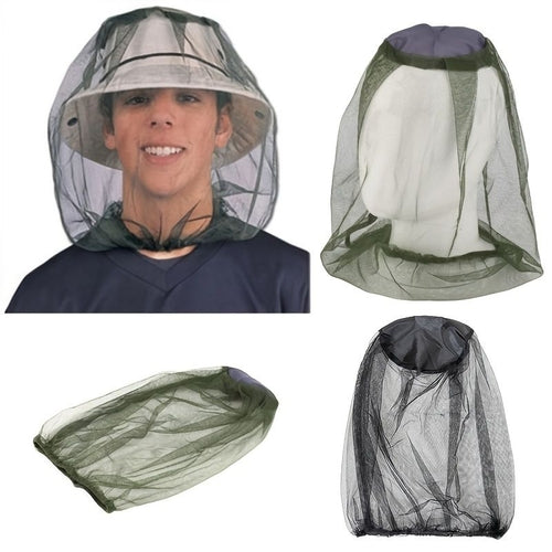 1 Pc Outdoors Fishing Cap; Insect Proof Mosquito Proof Cap; Soft