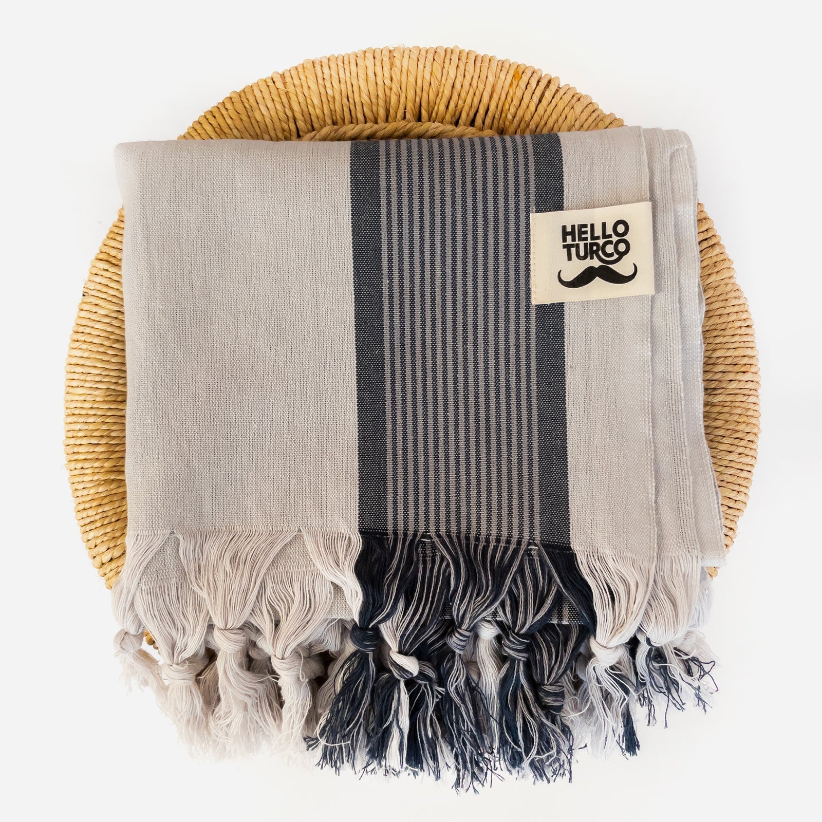 FOR HIM Handgewebtes Hamamtuch aus BIO Baumwolle