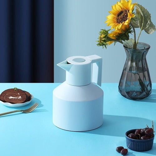 Insulated Geometric Water Pitcher - Large Thermal Jug for Cold or Hot