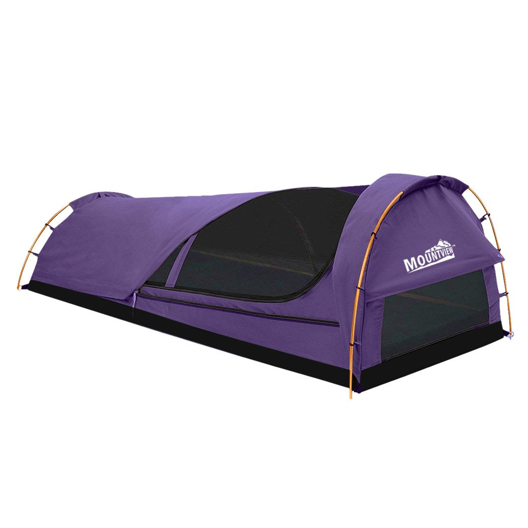 Mountview King Single Swag Camping Swags Canvas Dome Tent Hiking
