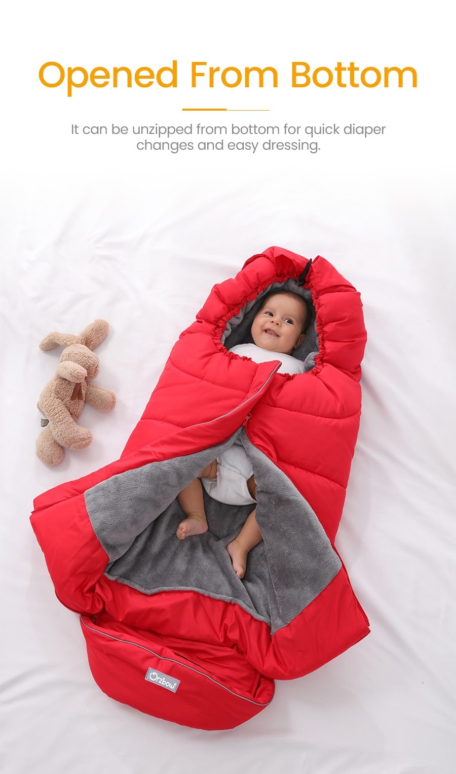 Universal Baby Stroller Footmuff Winter Baby Sleeping Bags Newborn