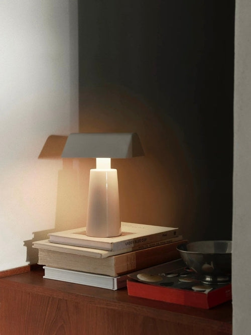 Retro Nordic Portable Cordless Rechargeable Table Lamp, Caret MF1