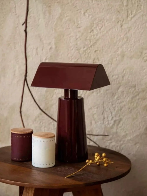 Retro Nordic Portable Cordless Rechargeable Table Lamp, Caret MF1